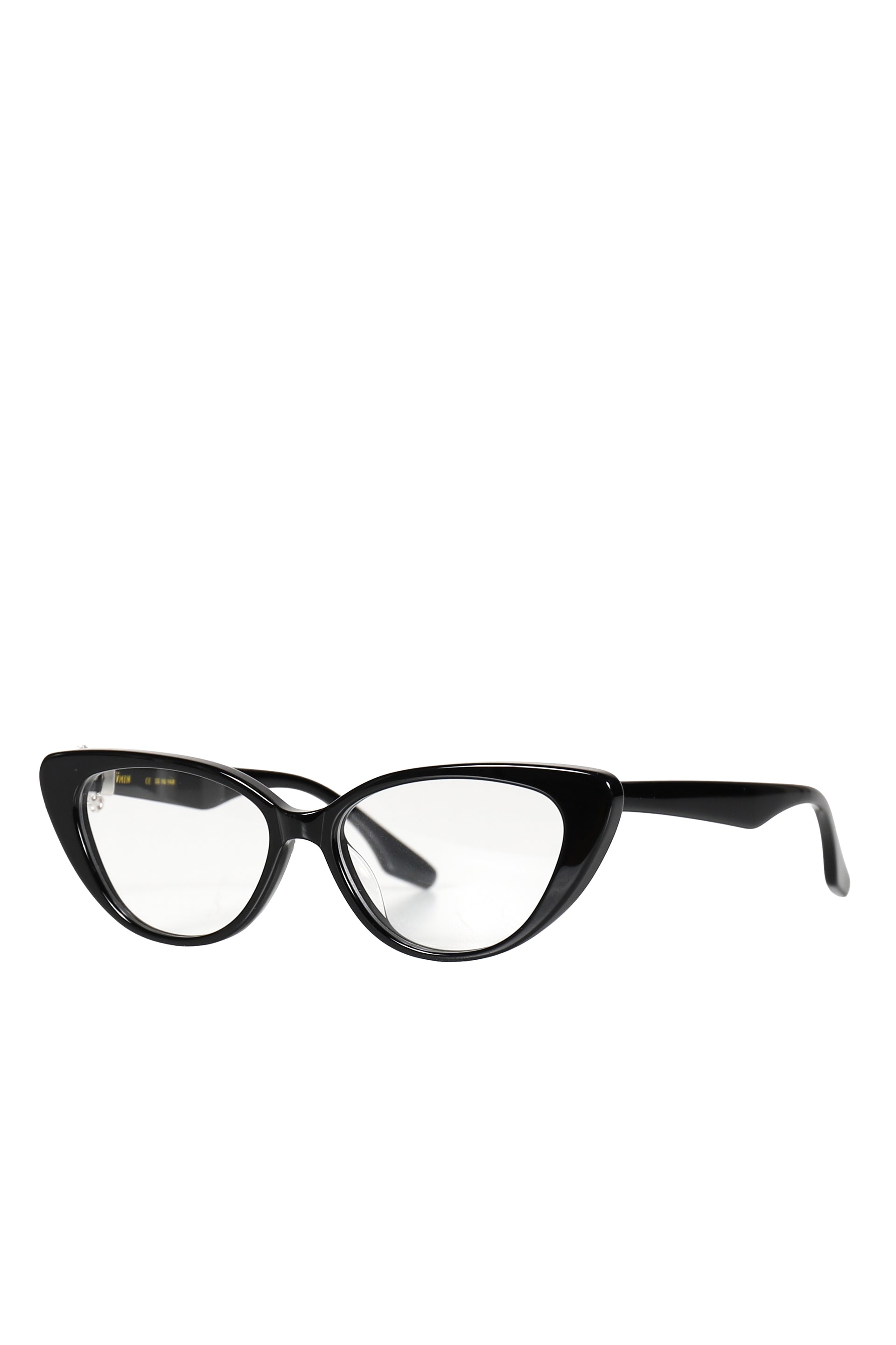 GEMSTONE BOWKNOT GLASSES SIDE BOW / BLK