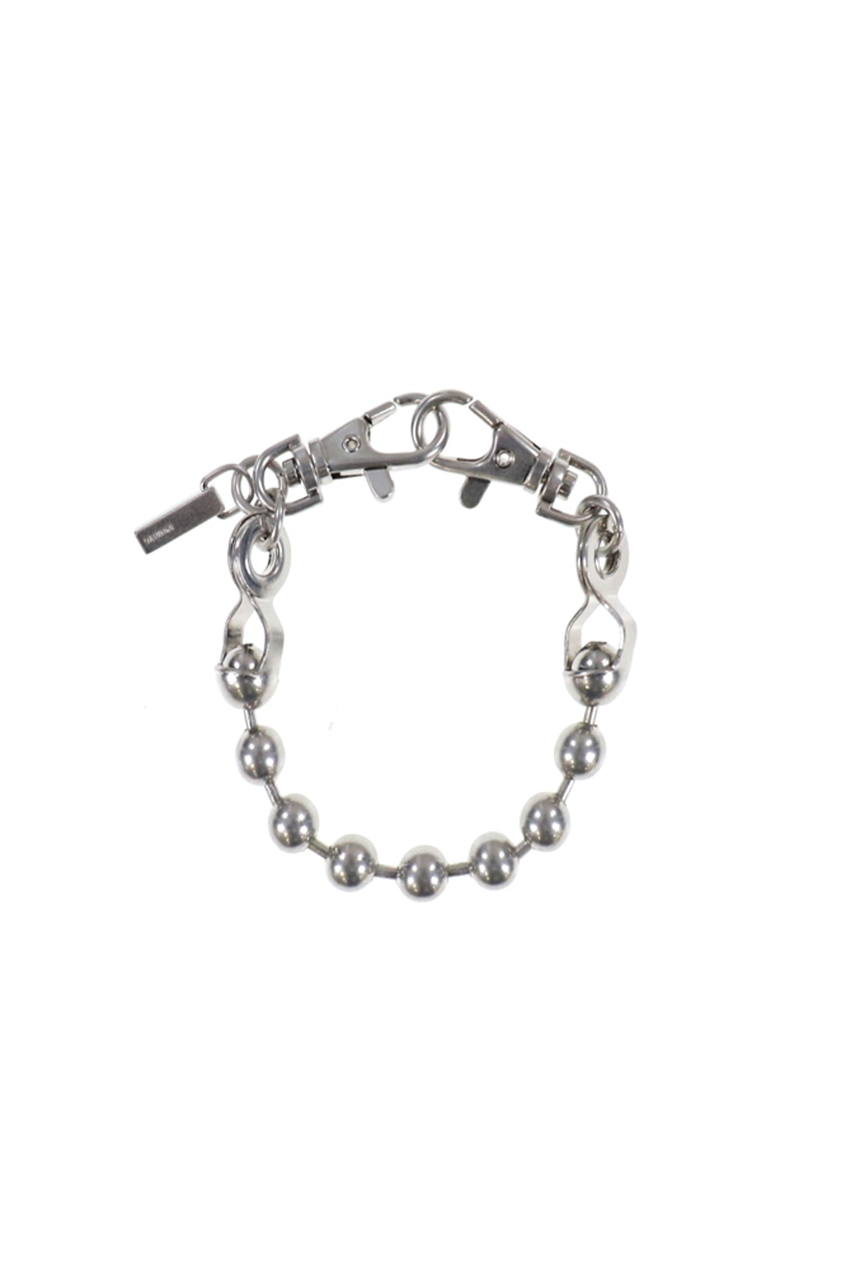 BRUSHED NICKEL BALL BRACELET / BRUSHED NCL