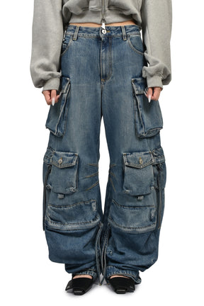 LONG PANT / WASHED BLUE