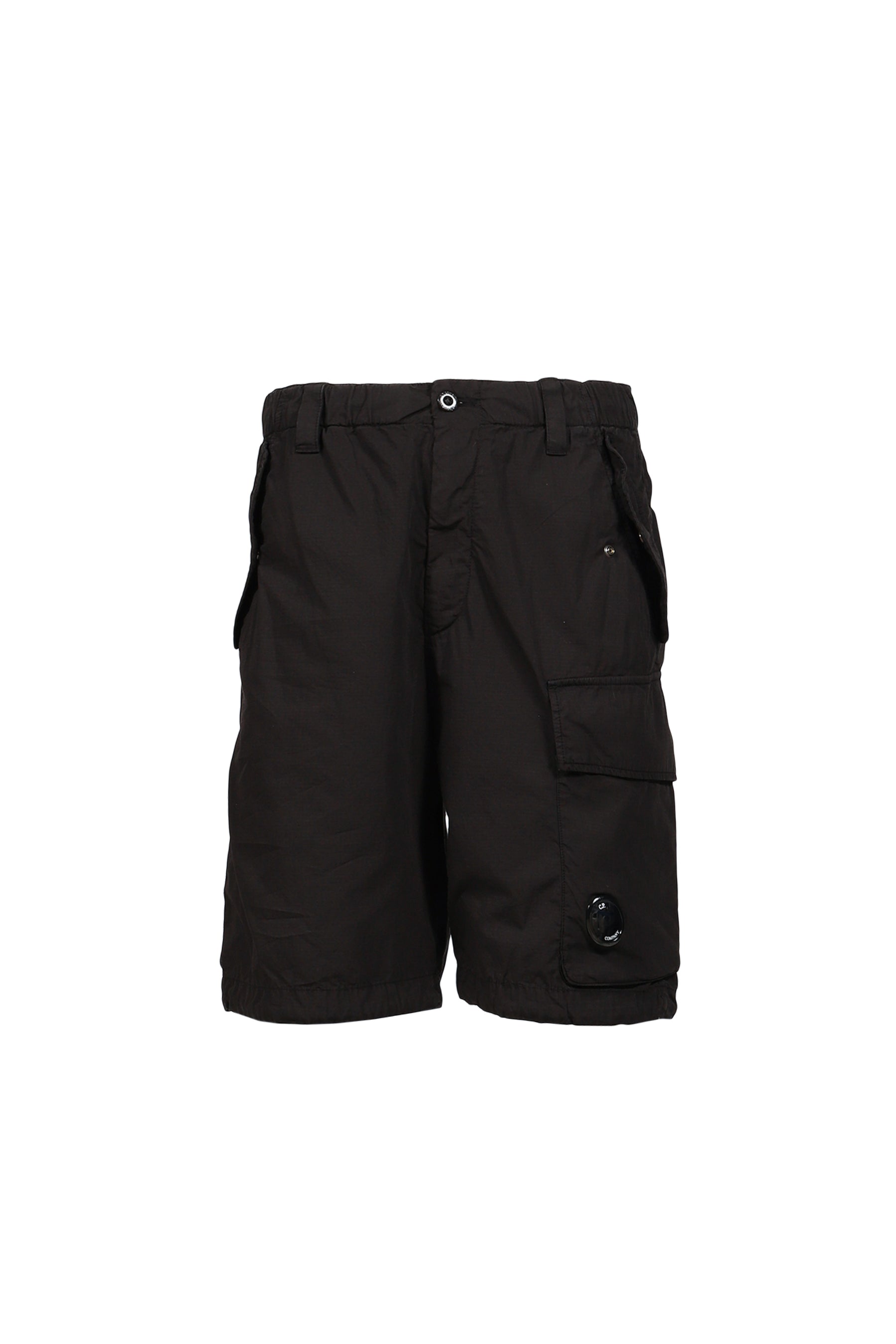 BERMUDA CARGO IN COTTON RIP-STOP / BLK