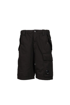 BERMUDA CARGO IN COTTON RIP-STOP / BLK