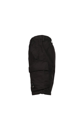 BERMUDA CARGO IN COTTON RIP-STOP / BLK