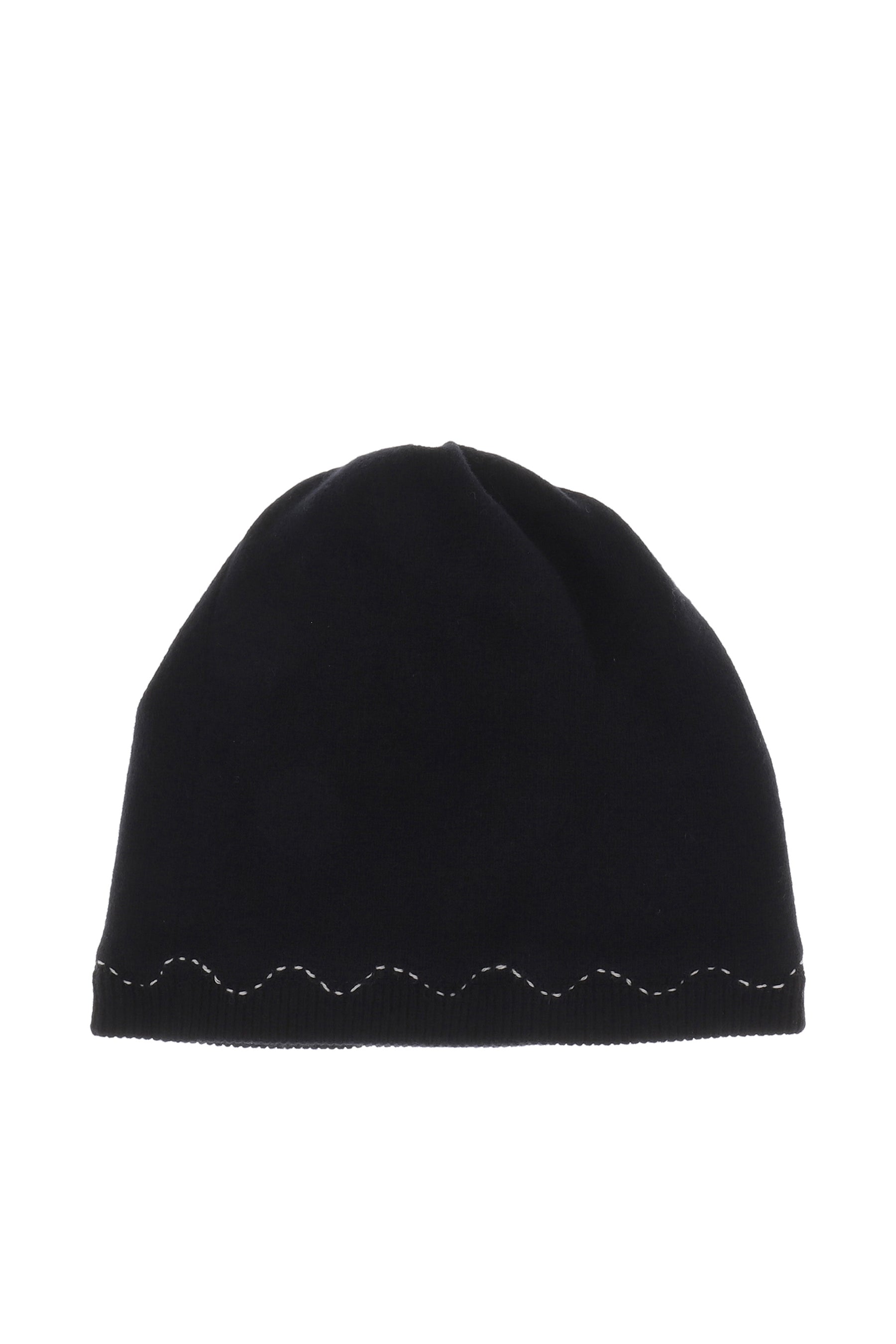 HAND STITCH BEANIE / BLK