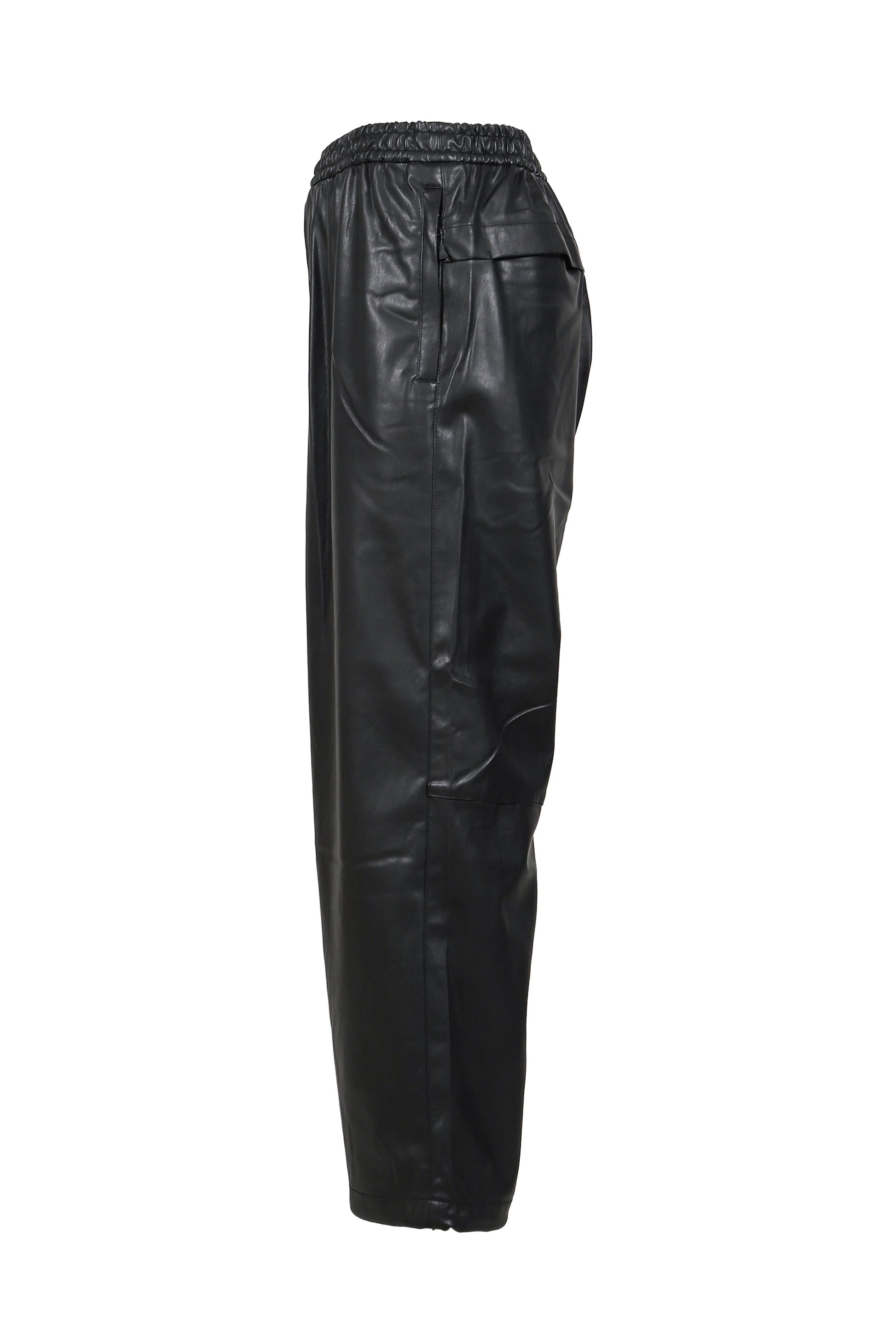 TECH SYNTHETIC SKIN WINDBREAKER PANTS / BLK