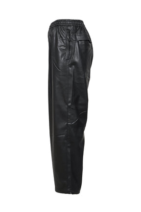 TECH SYNTHETIC SKIN WINDBREAKER PANTS / BLK