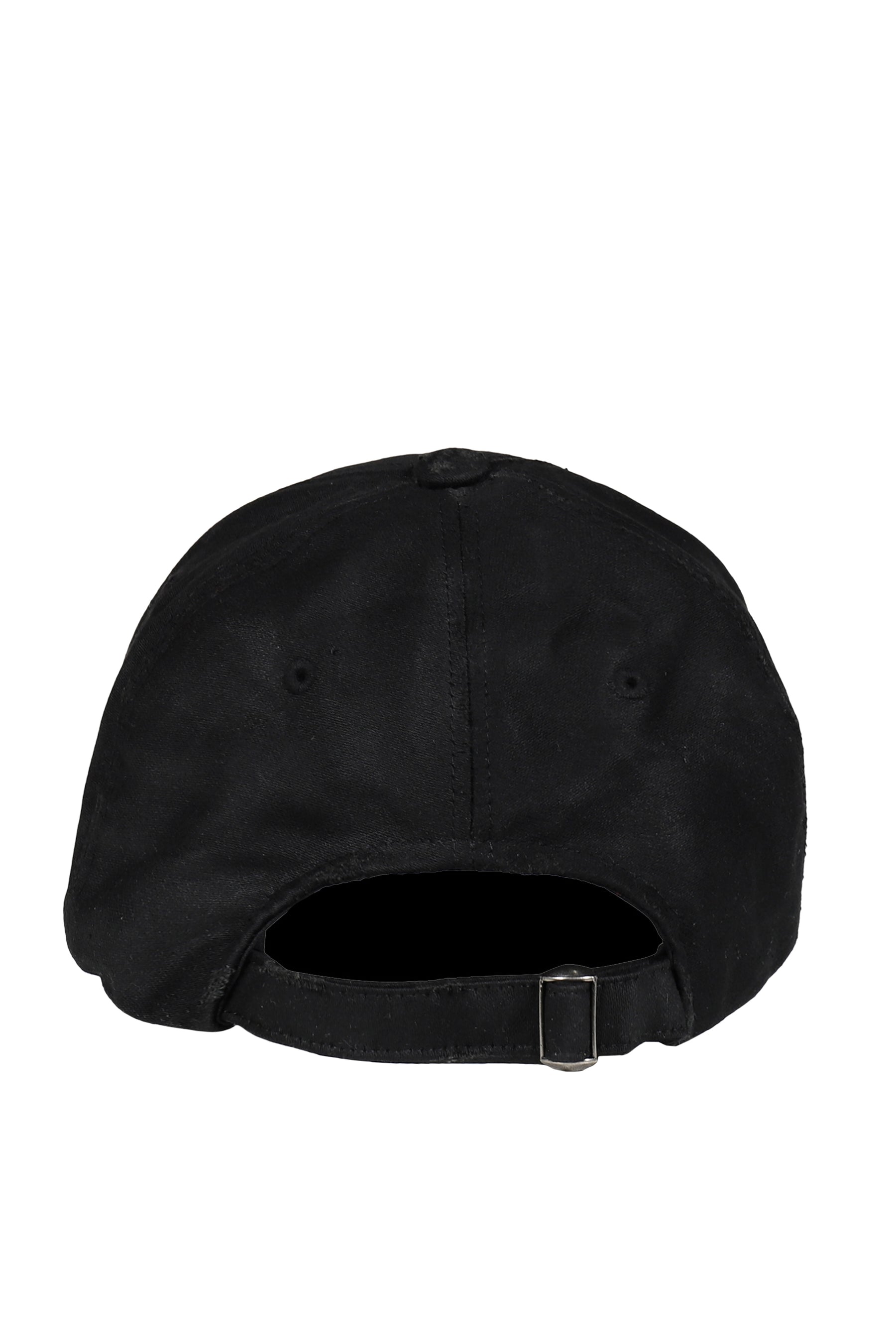 LASER CUT WAXED DAMAGED CAP / BLK