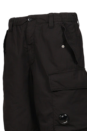 BERMUDA CARGO IN COTTON RIP-STOP / BLK