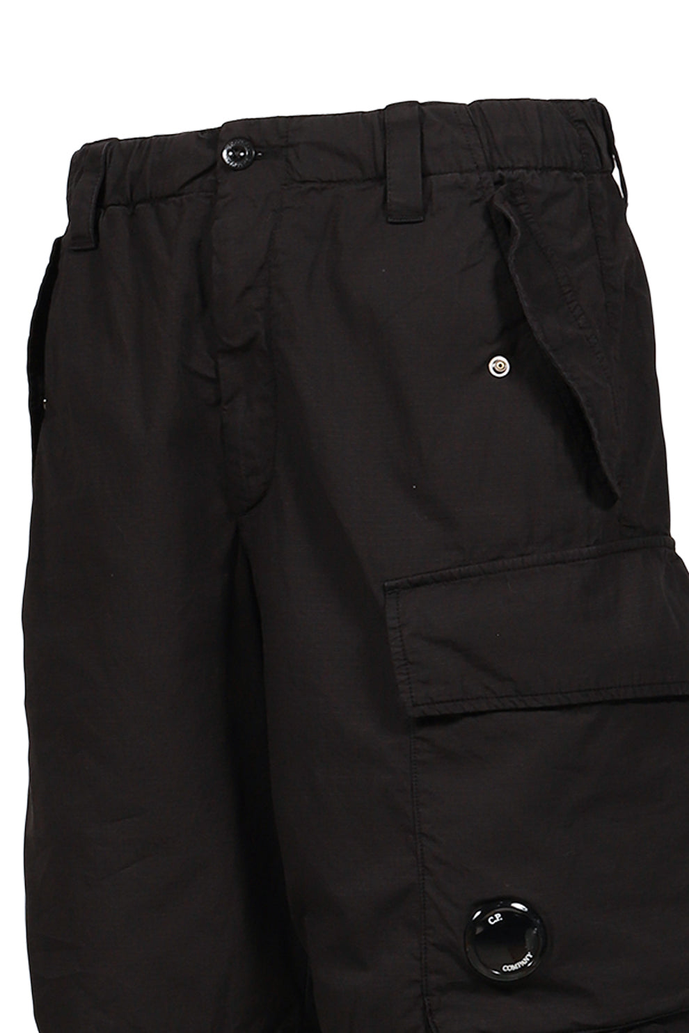 BERMUDA CARGO IN COTTON RIP-STOP / BLK