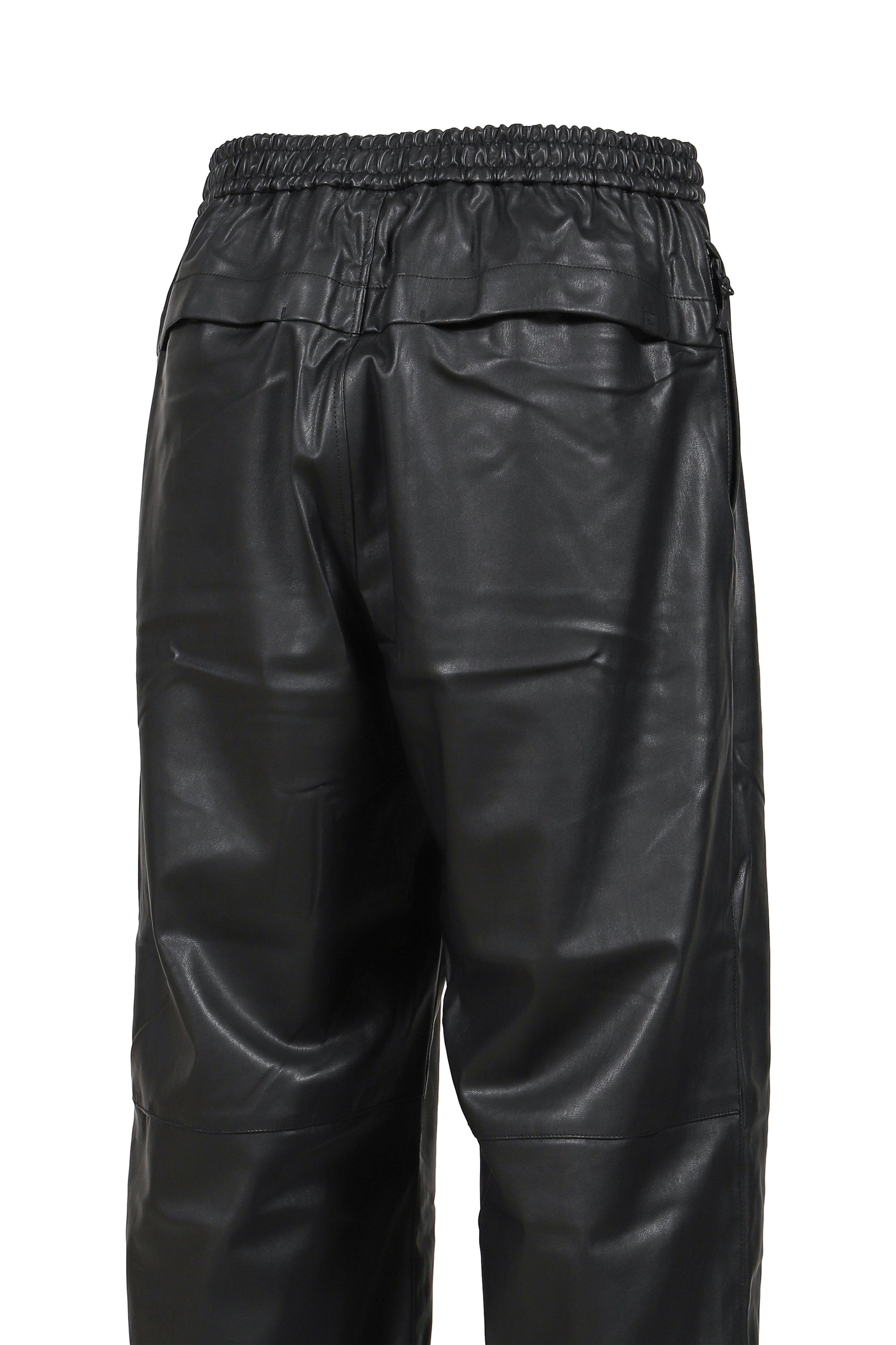 TECH SYNTHETIC SKIN WINDBREAKER PANTS / BLK
