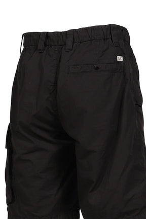 BERMUDA CARGO IN COTTON RIP-STOP / BLK