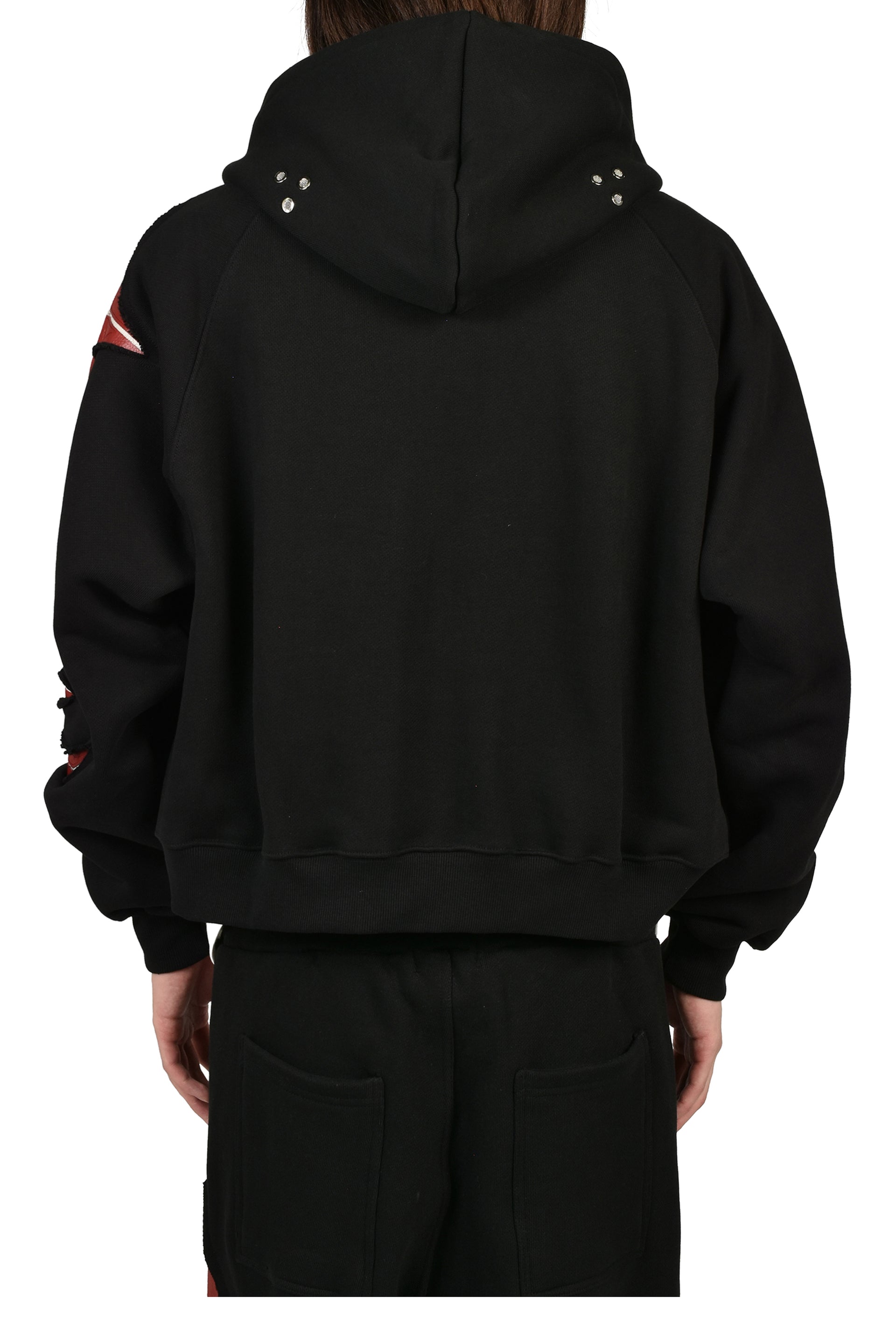 NEW ROCK ZIP-UP HOODIE / BLK