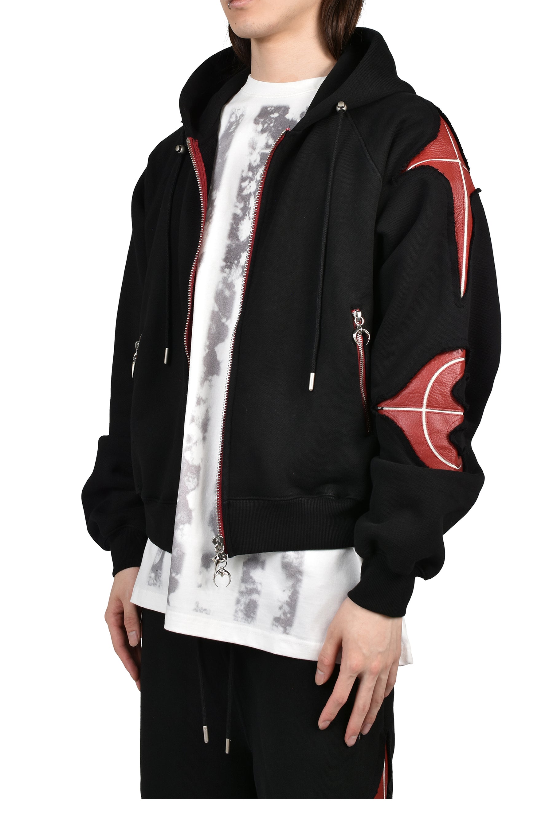 Thug Club サグクラブ SS26 NEW ROCK ZIP-UP HOODIE / BLK - NUBIAN