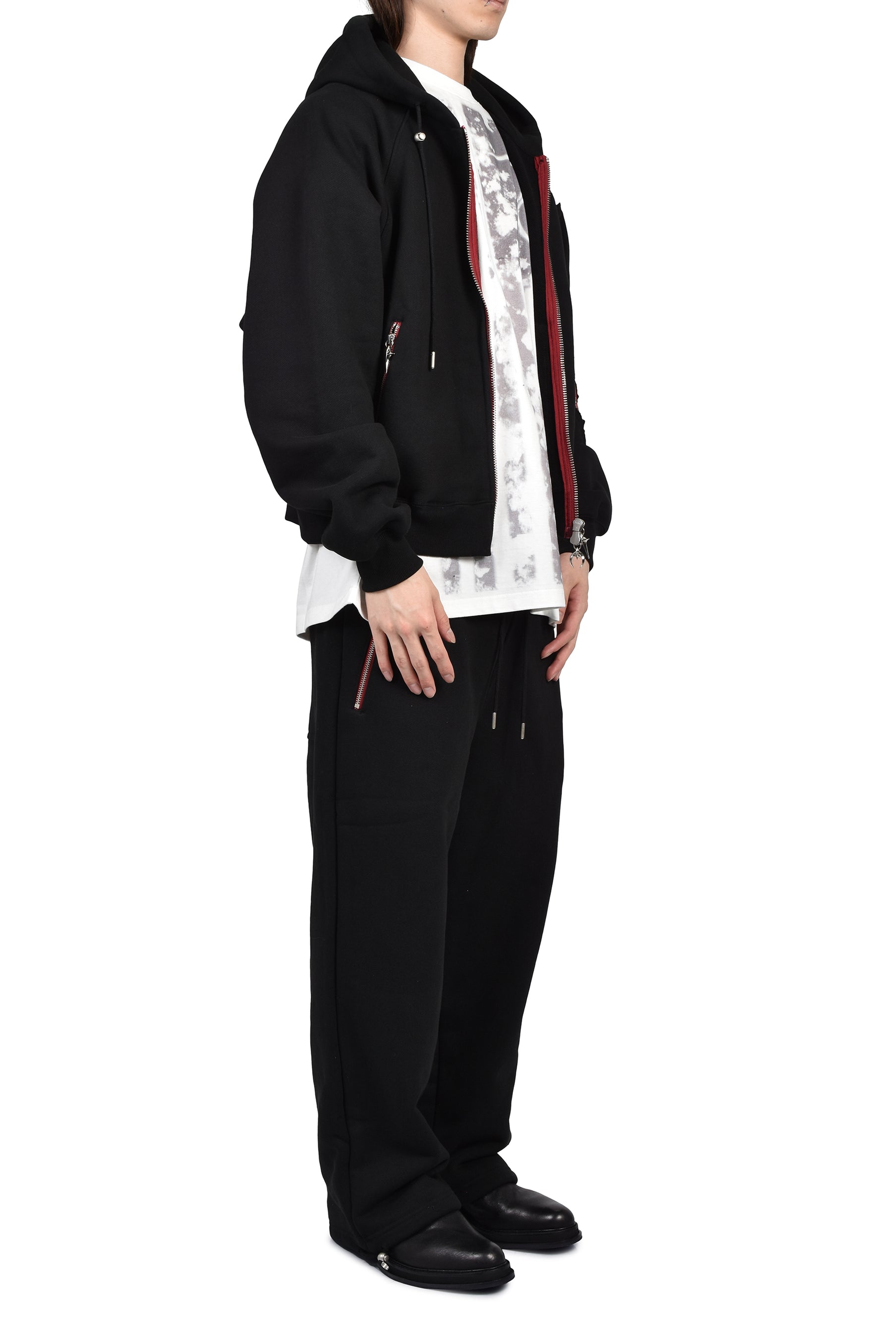 Thug Club サグクラブ SS26 NEW ROCK ZIP-UP HOODIE / BLK - NUBIAN