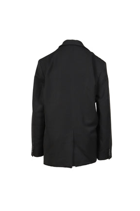 PLEATED BLAZER BLACK / BLK