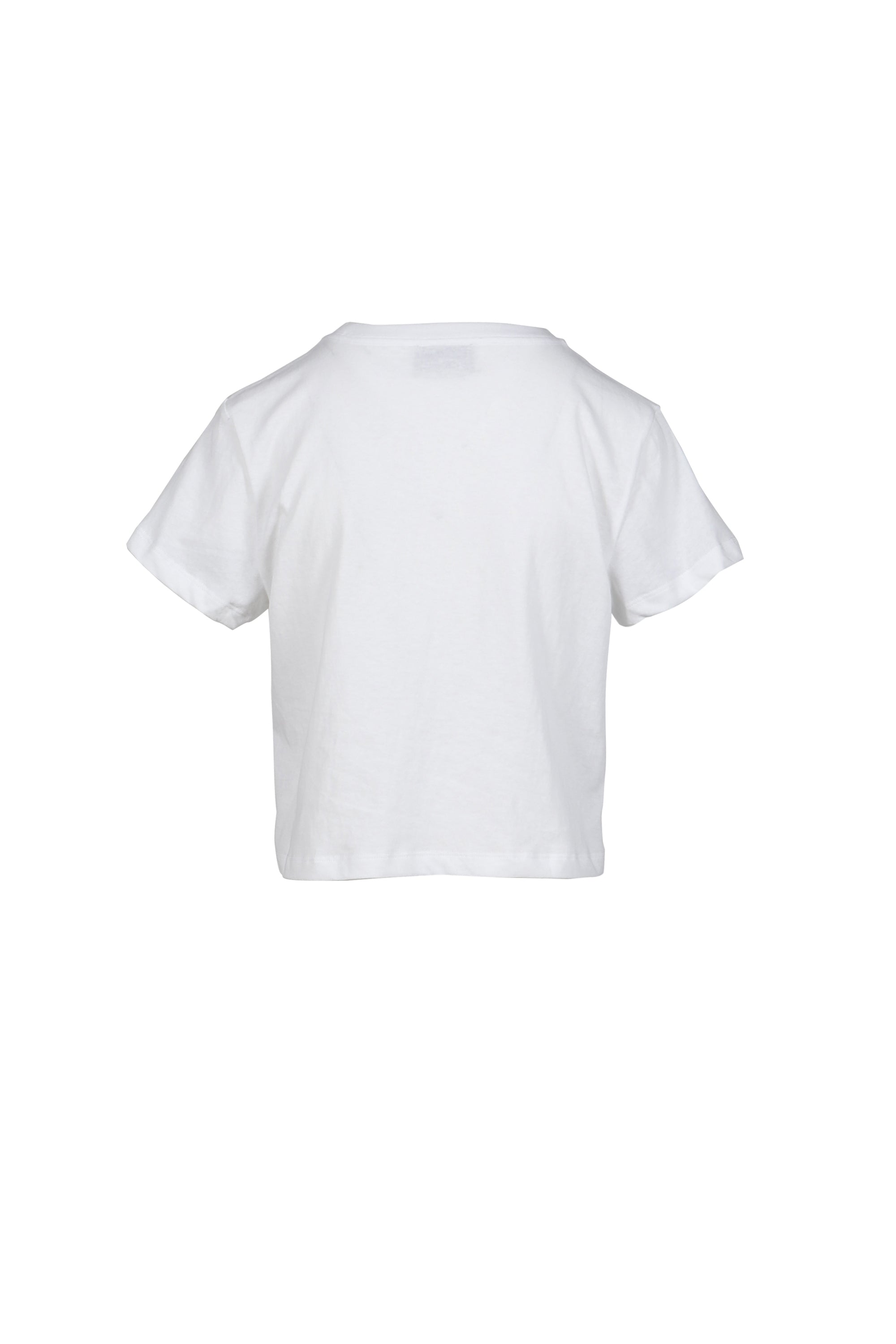 ASHLEY WILLIAMS アシュリー ウィリアムス SS26 WHITE CROPPED T-SHIRT