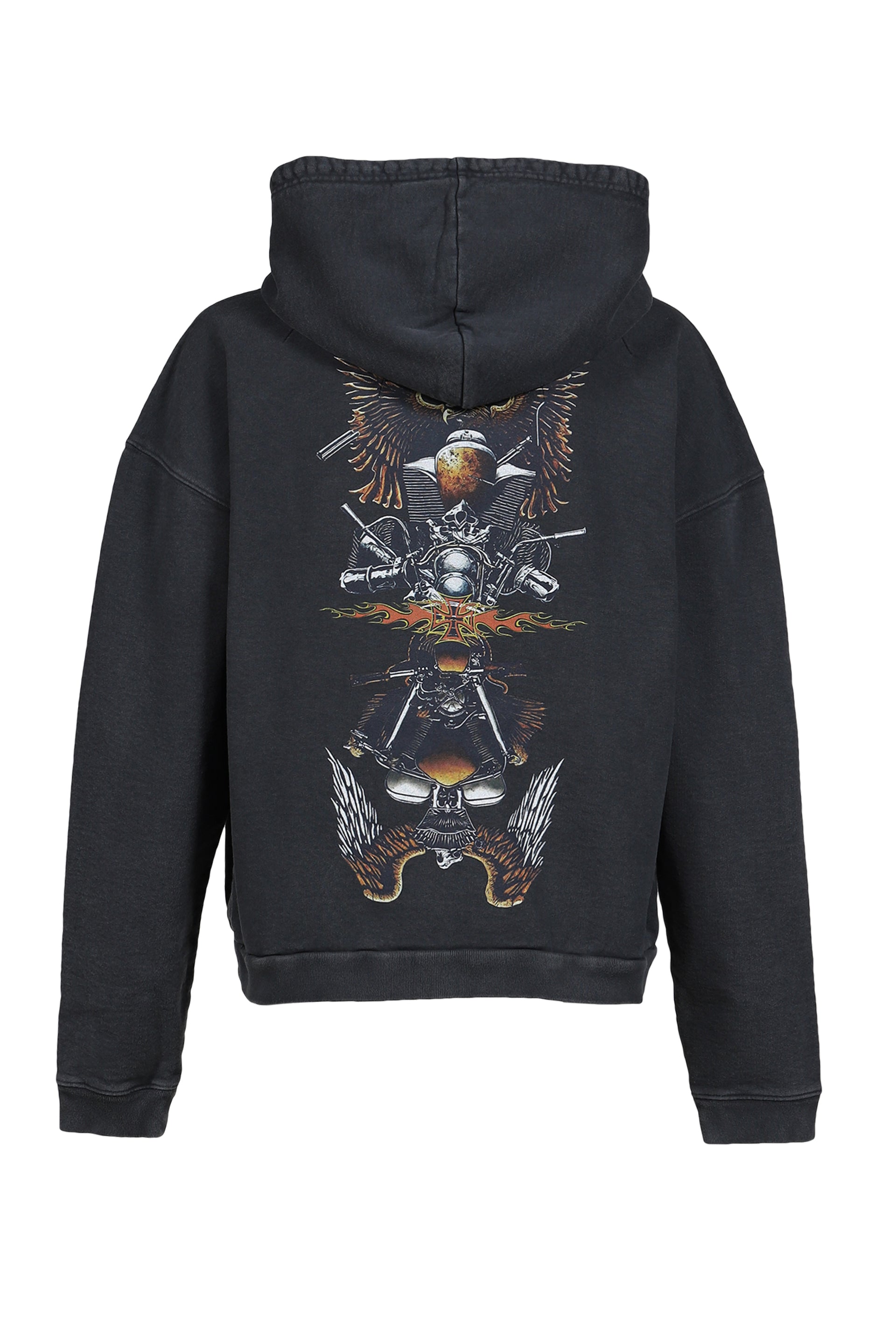 MOTOR ZIP HOODIE / BLK