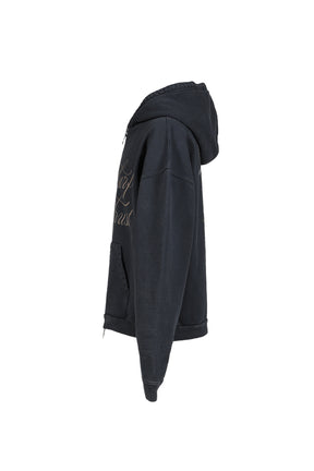 MOTOR ZIP HOODIE / BLK