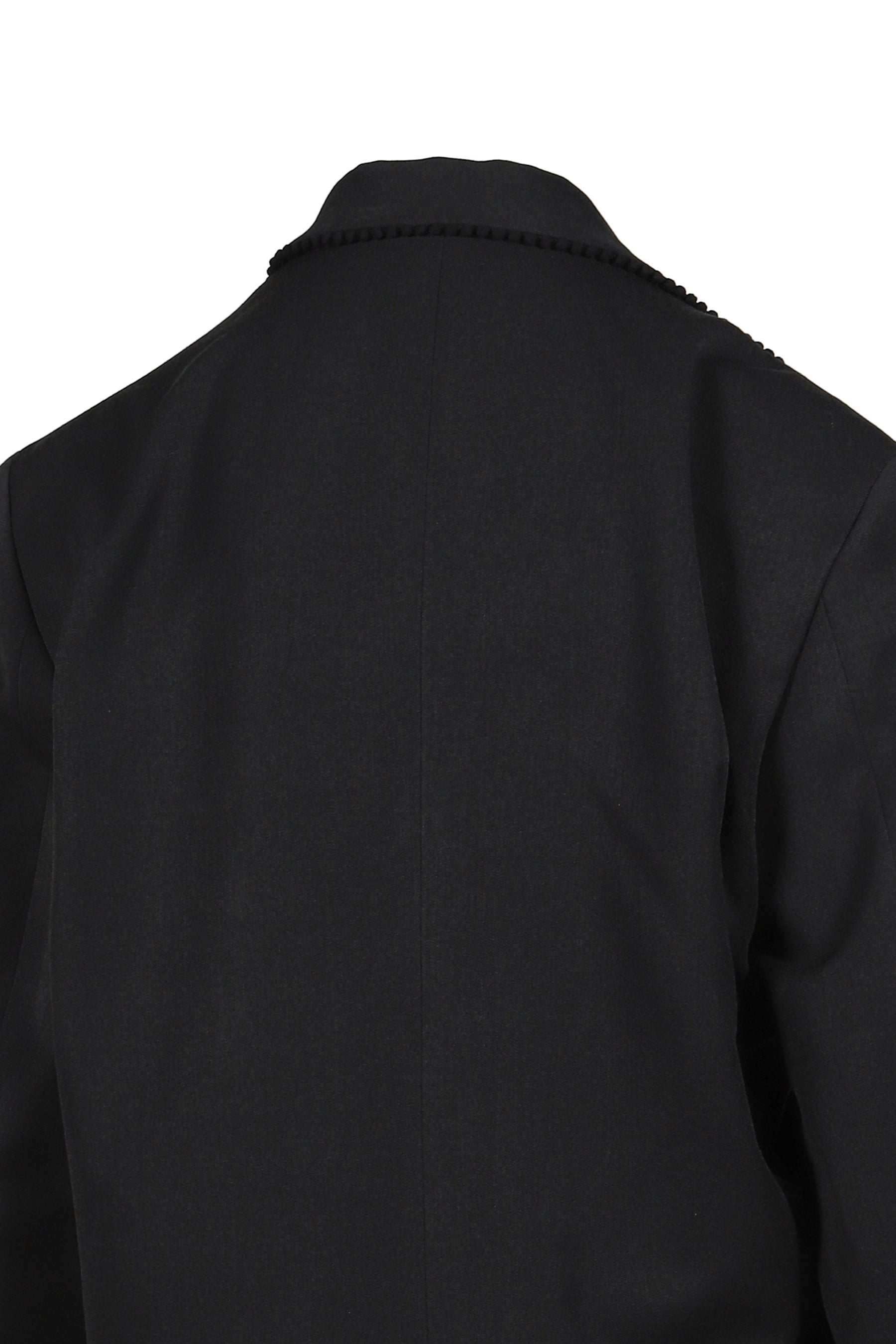 PLEATED BLAZER BLACK / BLK