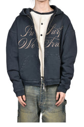 MOTOR ZIP HOODIE / BLK