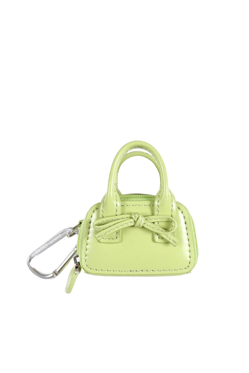 SANDY LIANG サンディーリアン FW25 MINI SECURE BAG KEYCHAIN / GRN