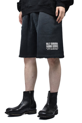 FASHION SERVICES WILLY SWEATSHORT / BLK 
