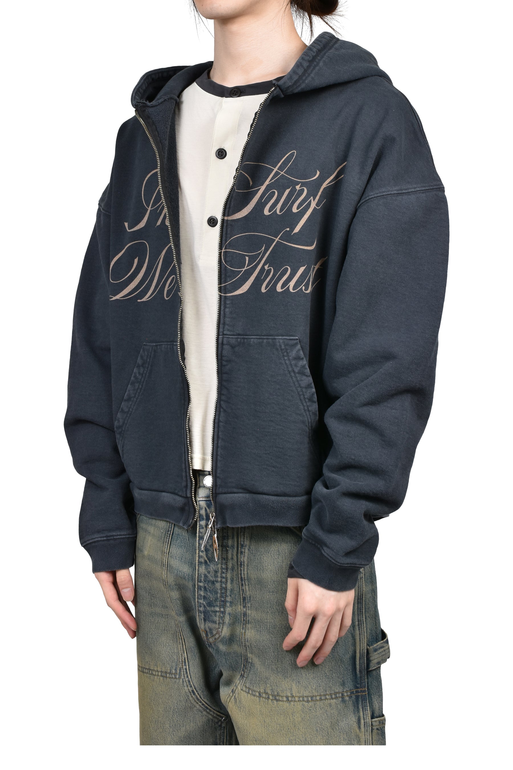 MOTOR ZIP HOODIE / BLK