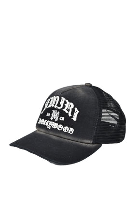 AMIRI HOLLYWOOD TRUCKER HAT / BLK