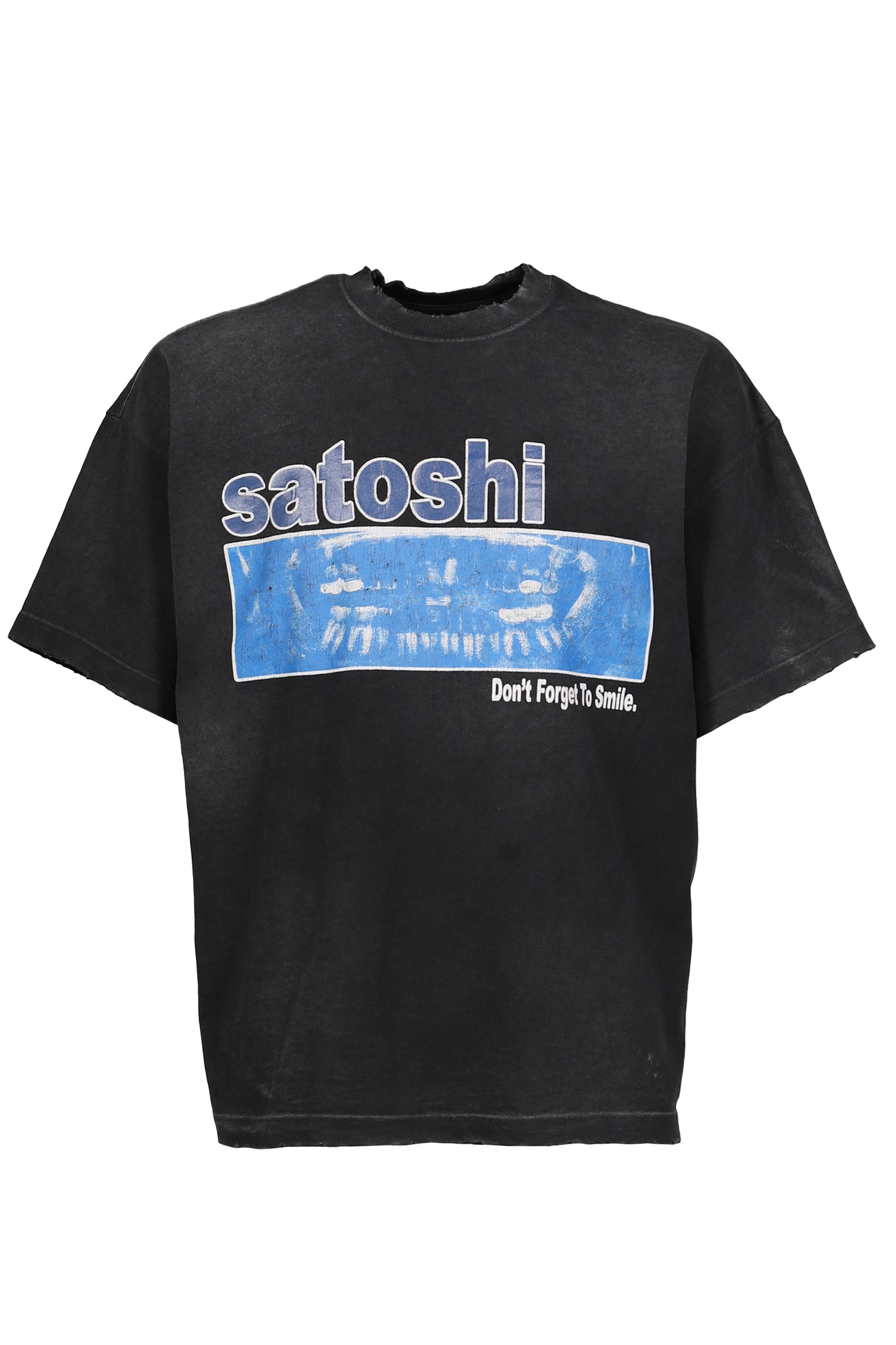 DON'T FORGET TO SMILE TEE / BLK