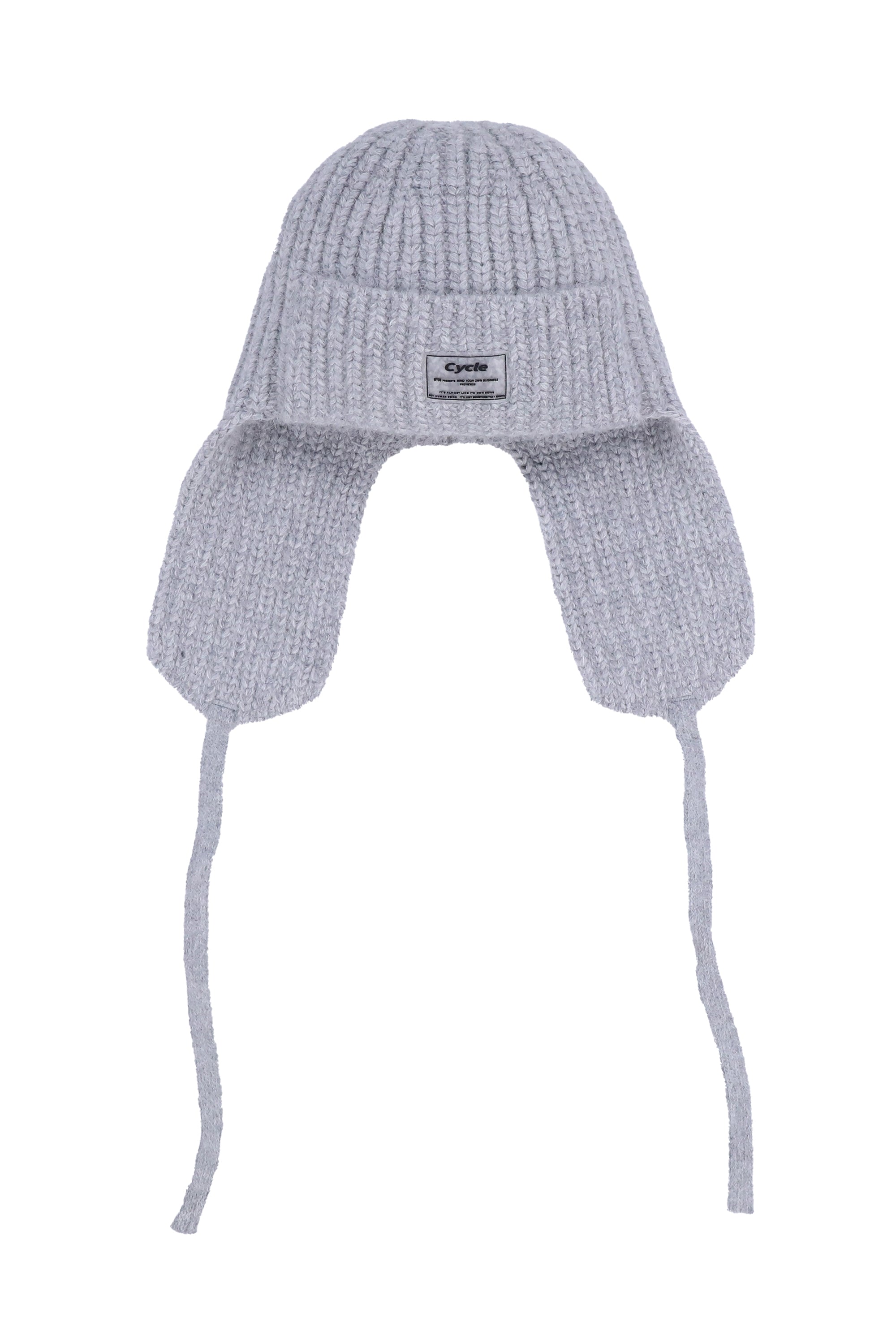 cycle by MYOB サイクル FW23 MOHAIR KNIT CAP / GRY -NUBIAN