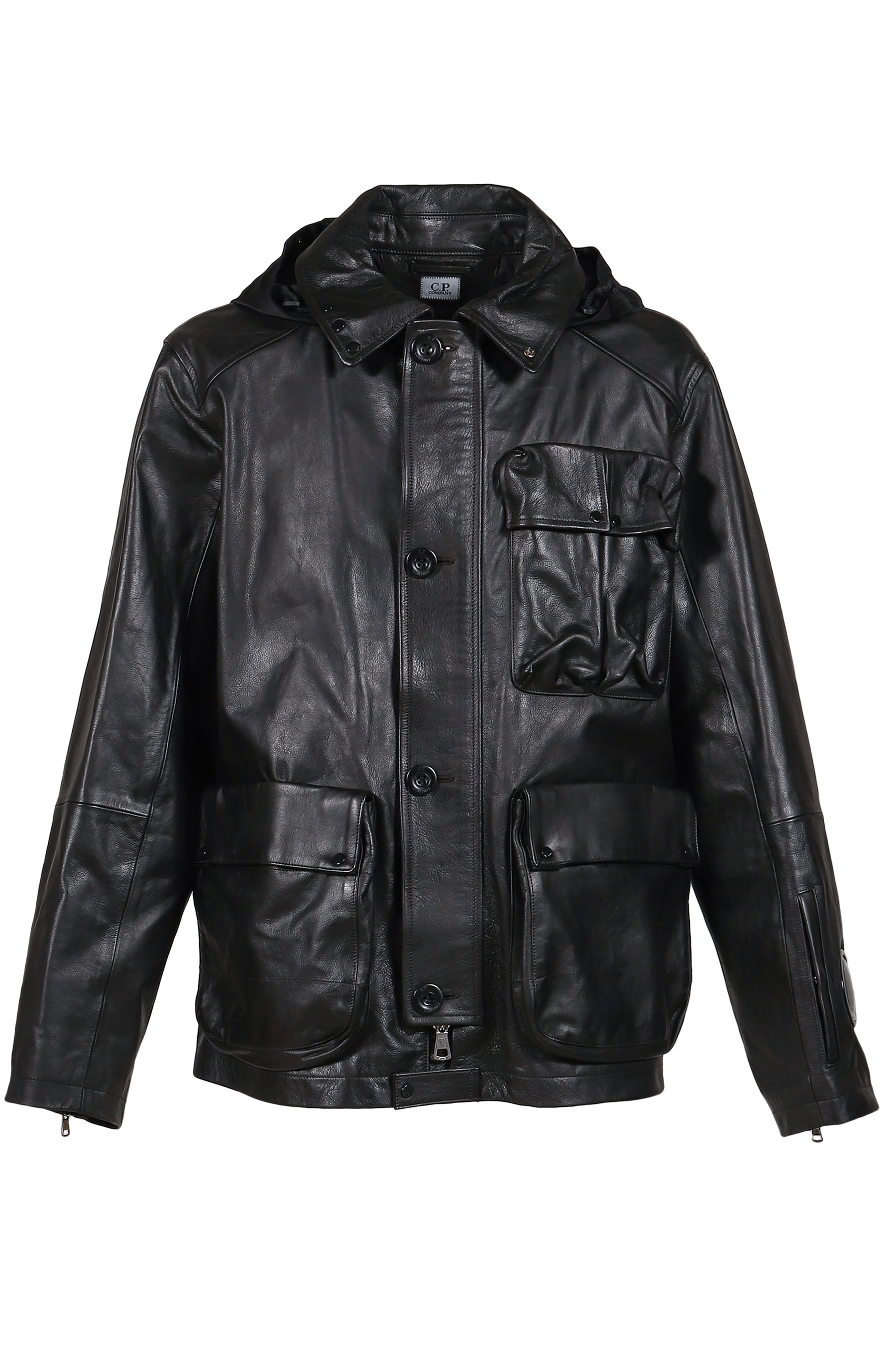 MEDIUM JACKET IN LEATHER / BLK