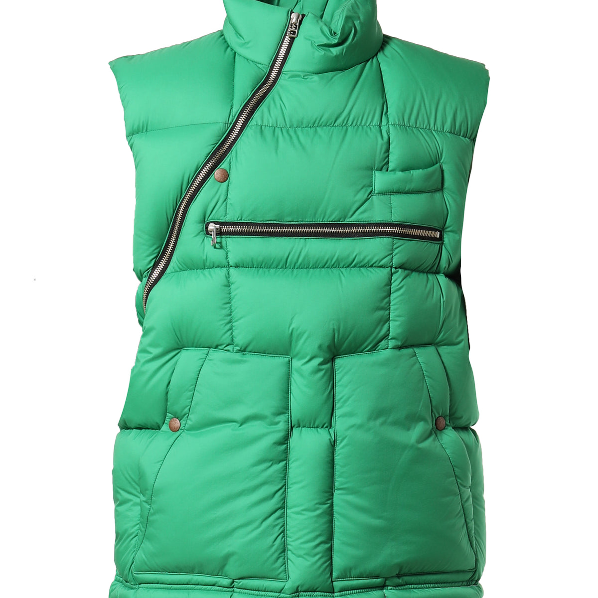 BED J.W. FORD ベッドフォード FW23 DOWN VEST / GRN -NUBIAN