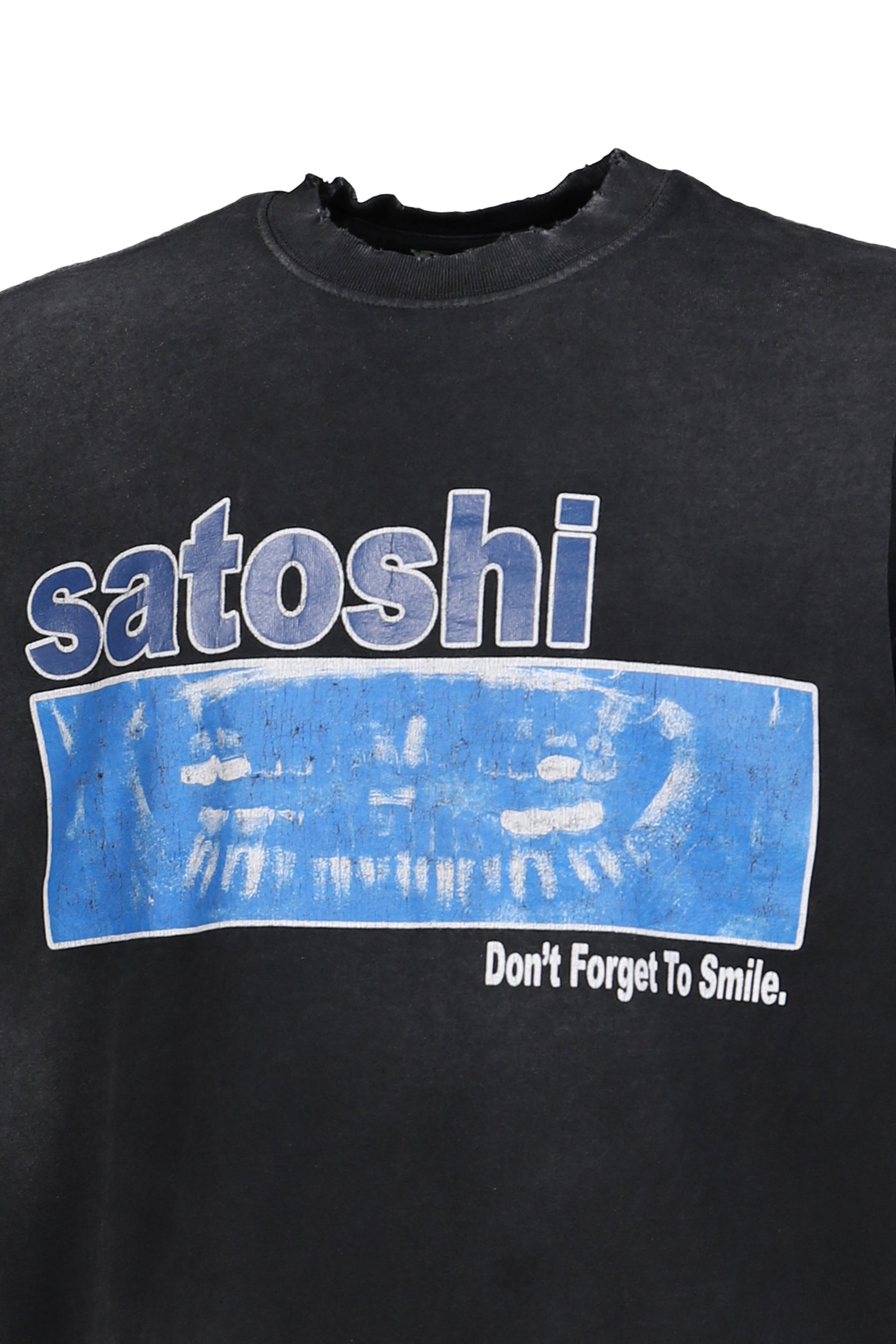 DON'T FORGET TO SMILE TEE / BLK