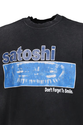 DON'T FORGET TO SMILE TEE / BLK
