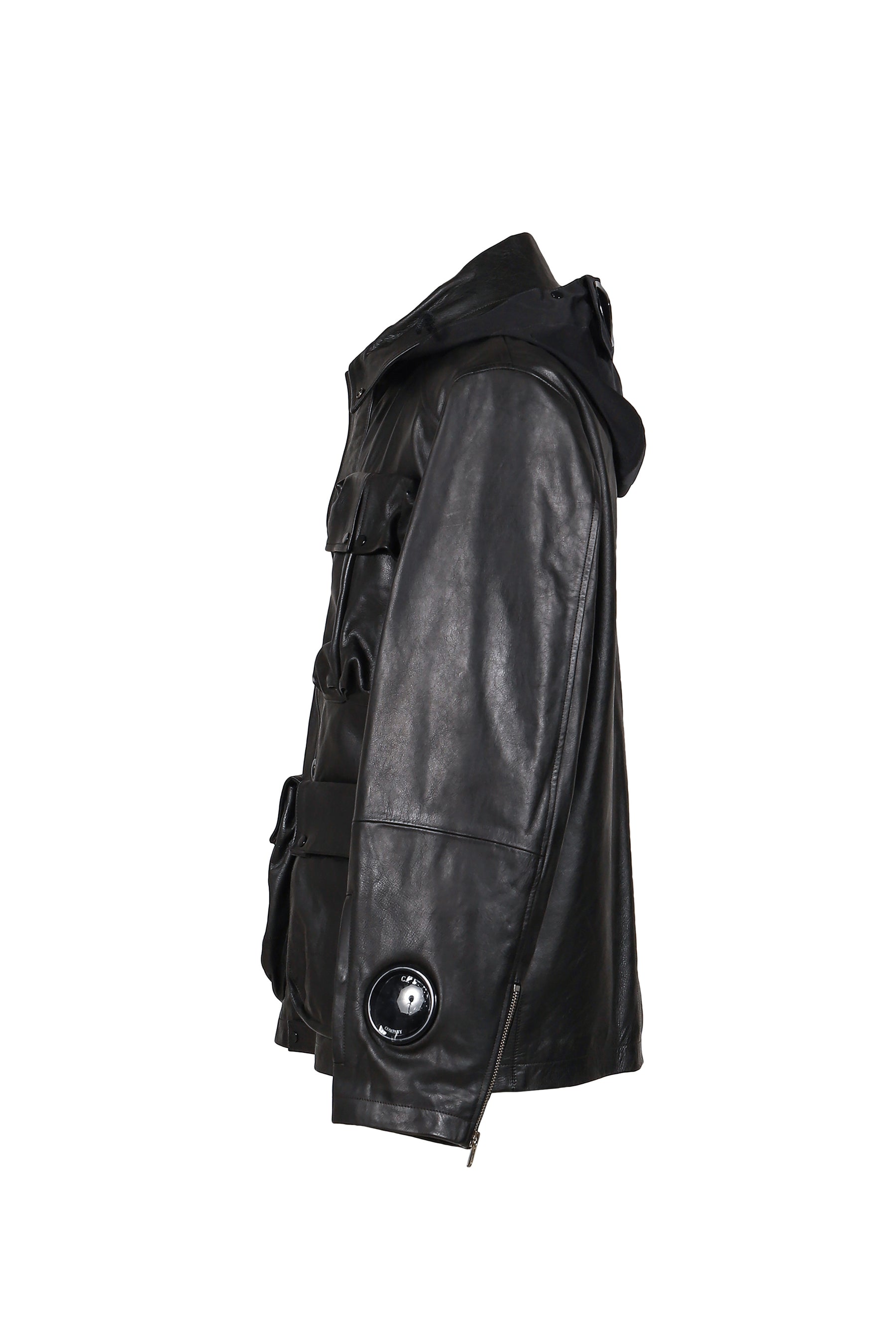 MEDIUM JACKET IN LEATHER / BLK