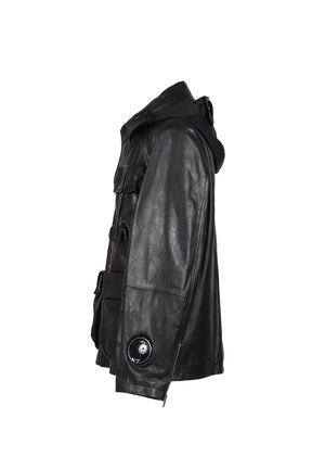 MEDIUM JACKET IN LEATHER / BLK
