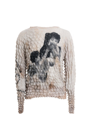 MASU FW23 MARRIAGE POPCORN SWEATSHIRT / LGRY -NUBIAN