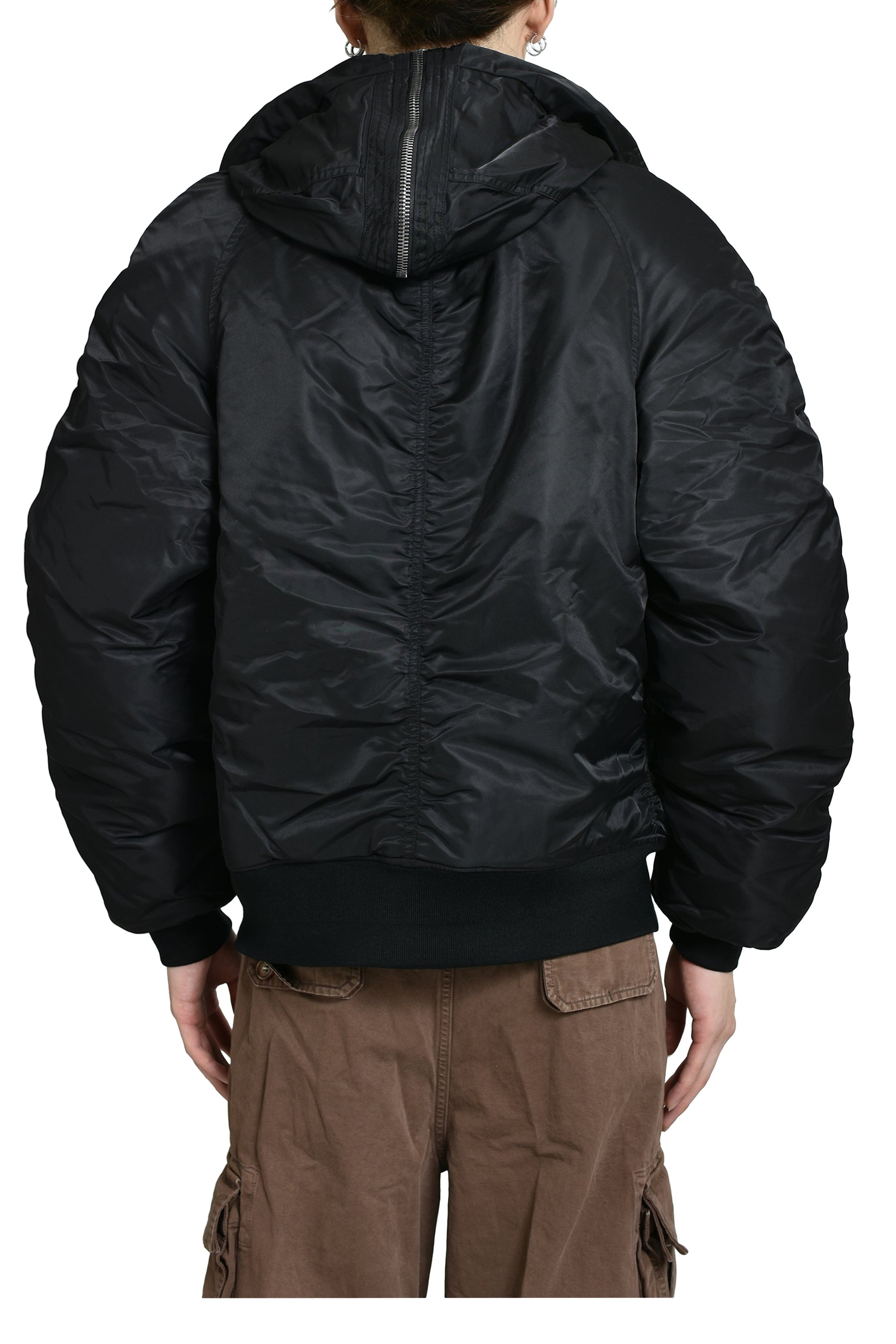 FLIGHT BOMBER JACKET WOVEN / BLK