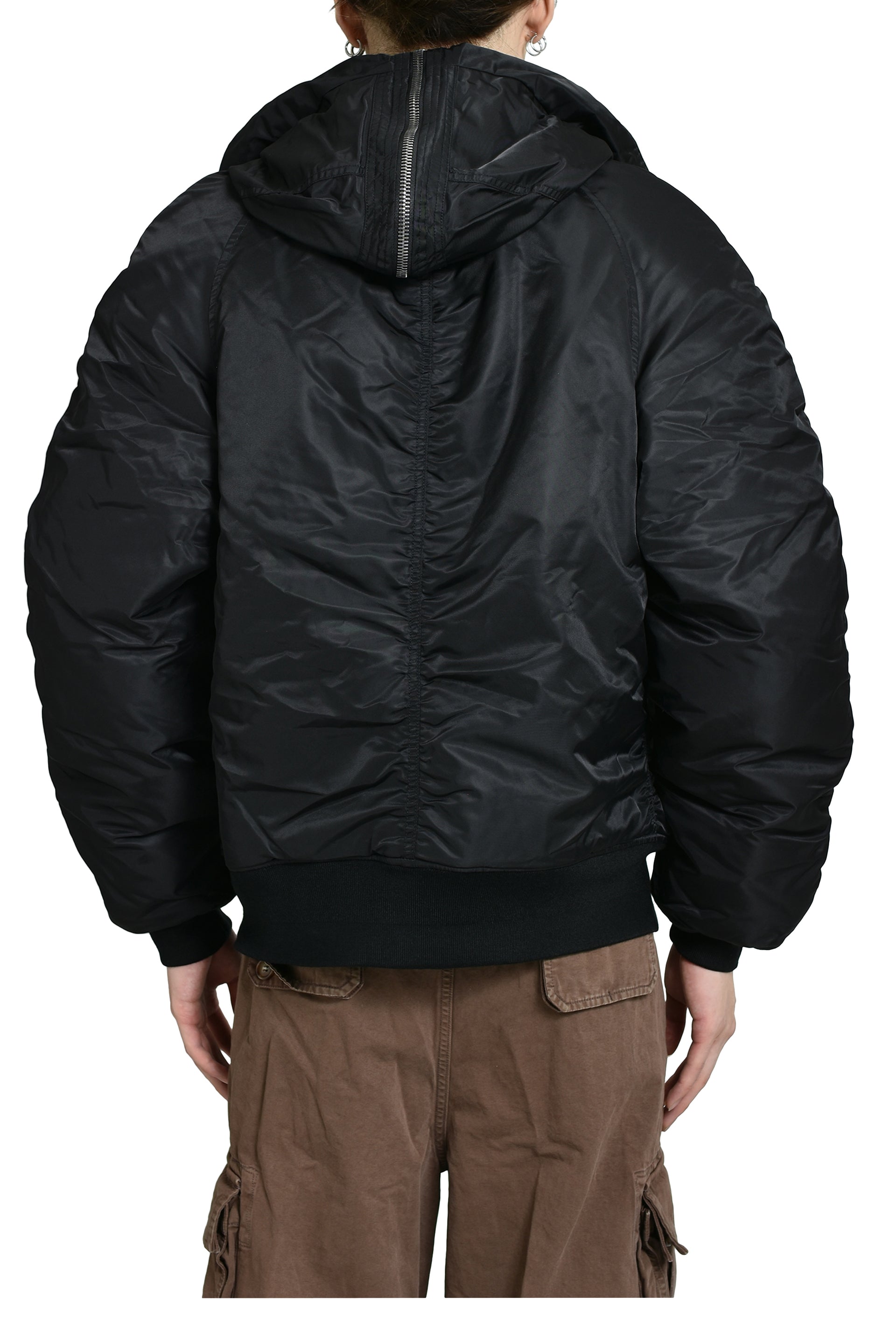 FLIGHT BOMBER JACKET WOVEN / BLK