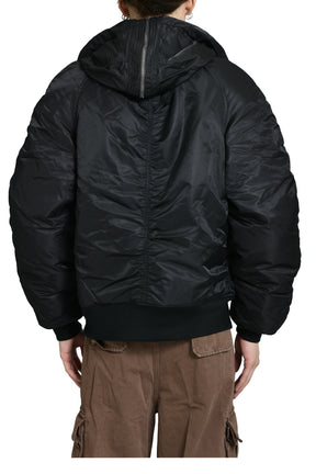 FLIGHT BOMBER JACKET WOVEN / BLK