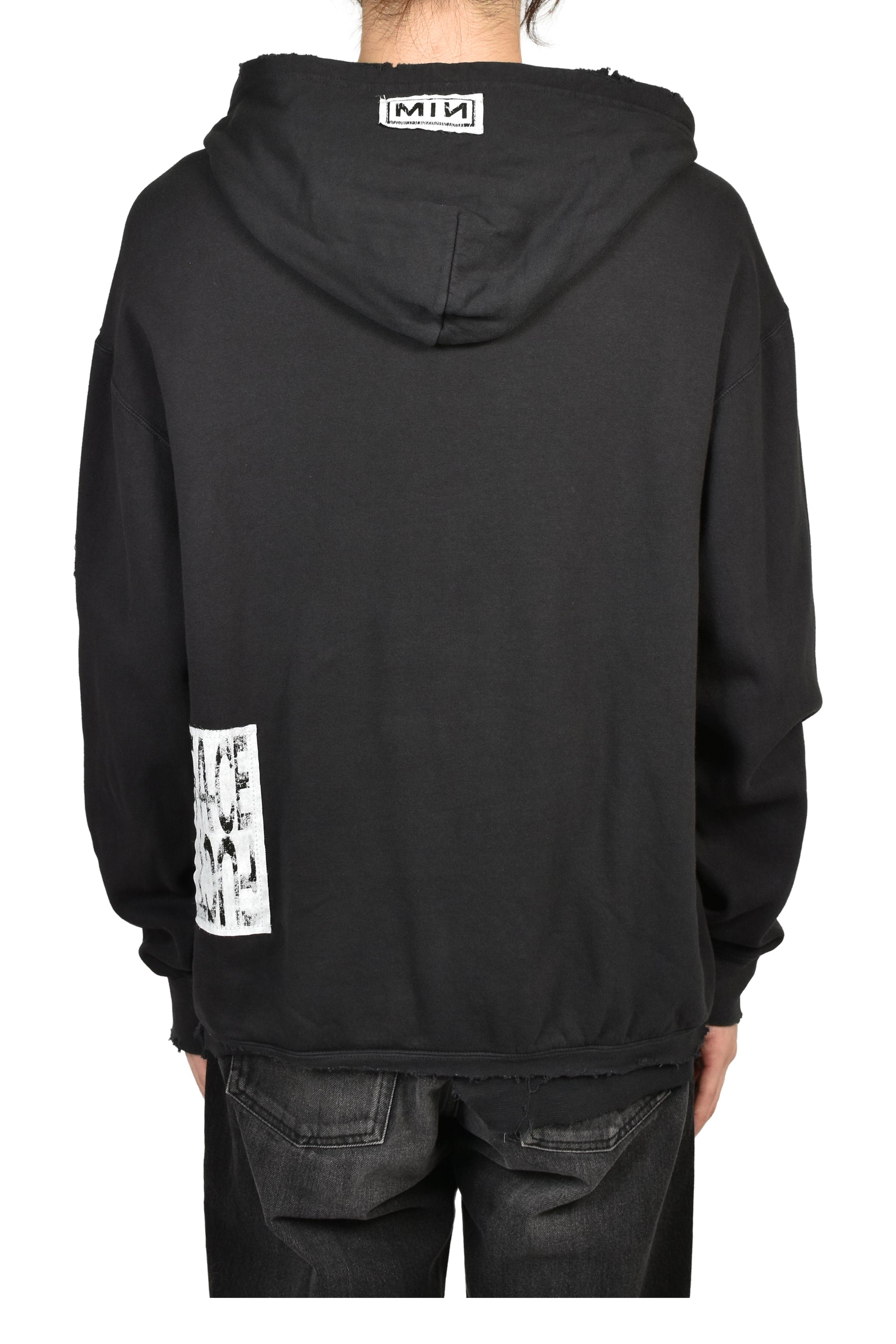 BOOTLEG ZIP UP HOODIE / BLK