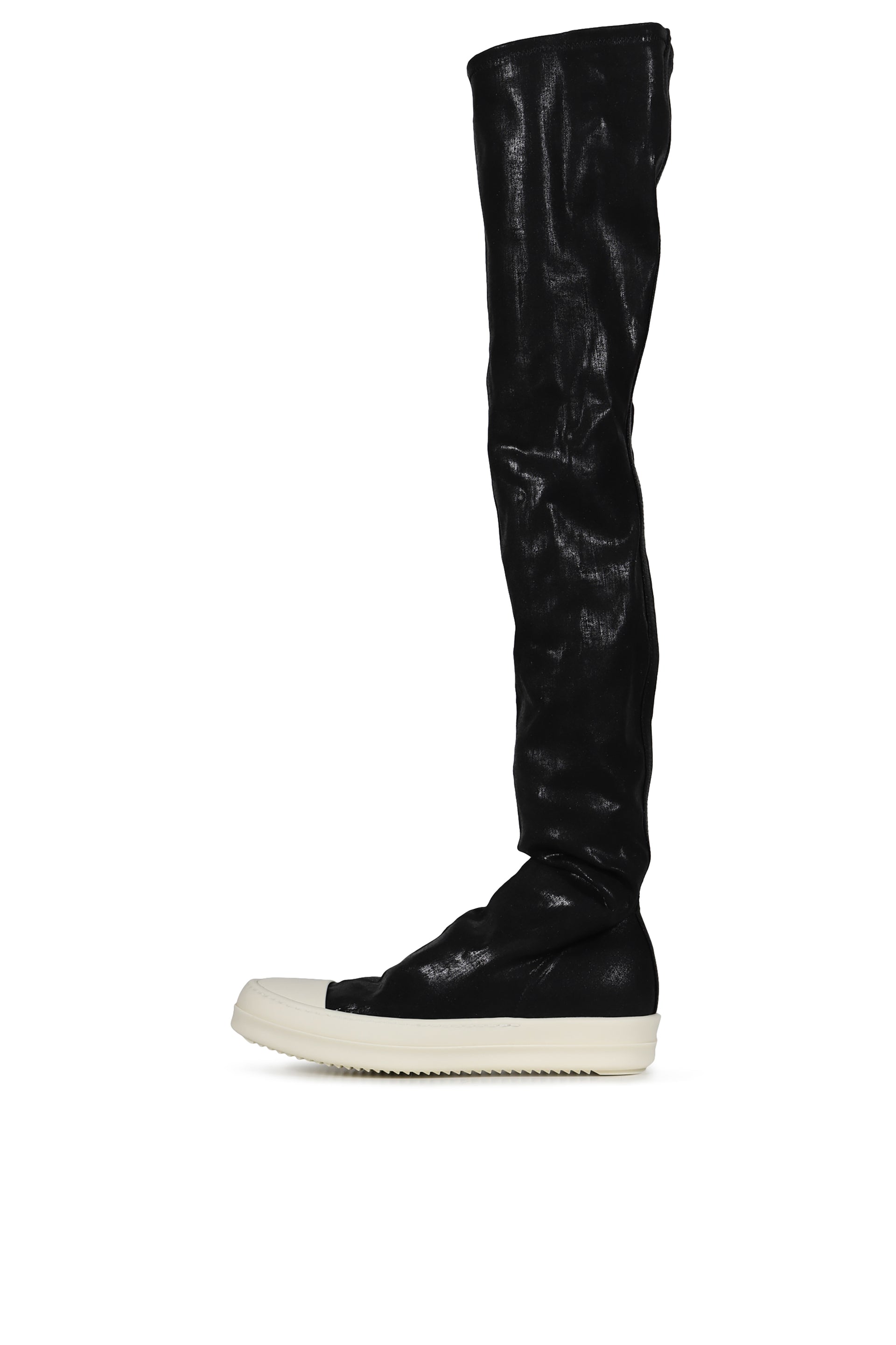 Rick Owens DRKSHDW HIGH SOCK SNEAKS  / BLK/MILK/MILK