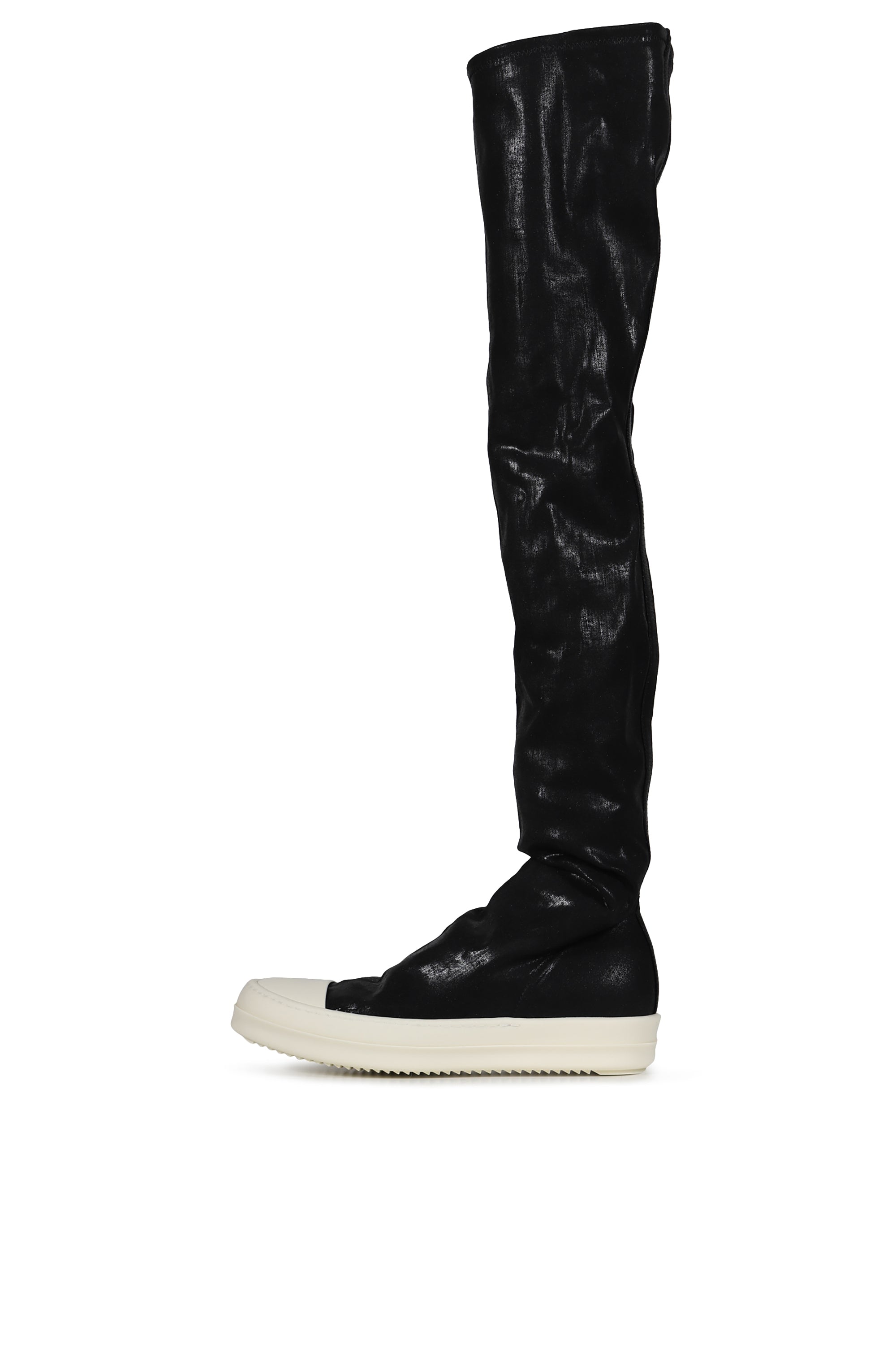 Rick Owens DRKSHDW HIGH SOCK SNEAKS  / BLK/MILK/MILK