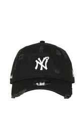 X NEWERA YANKEES CAP / DMGBLK
