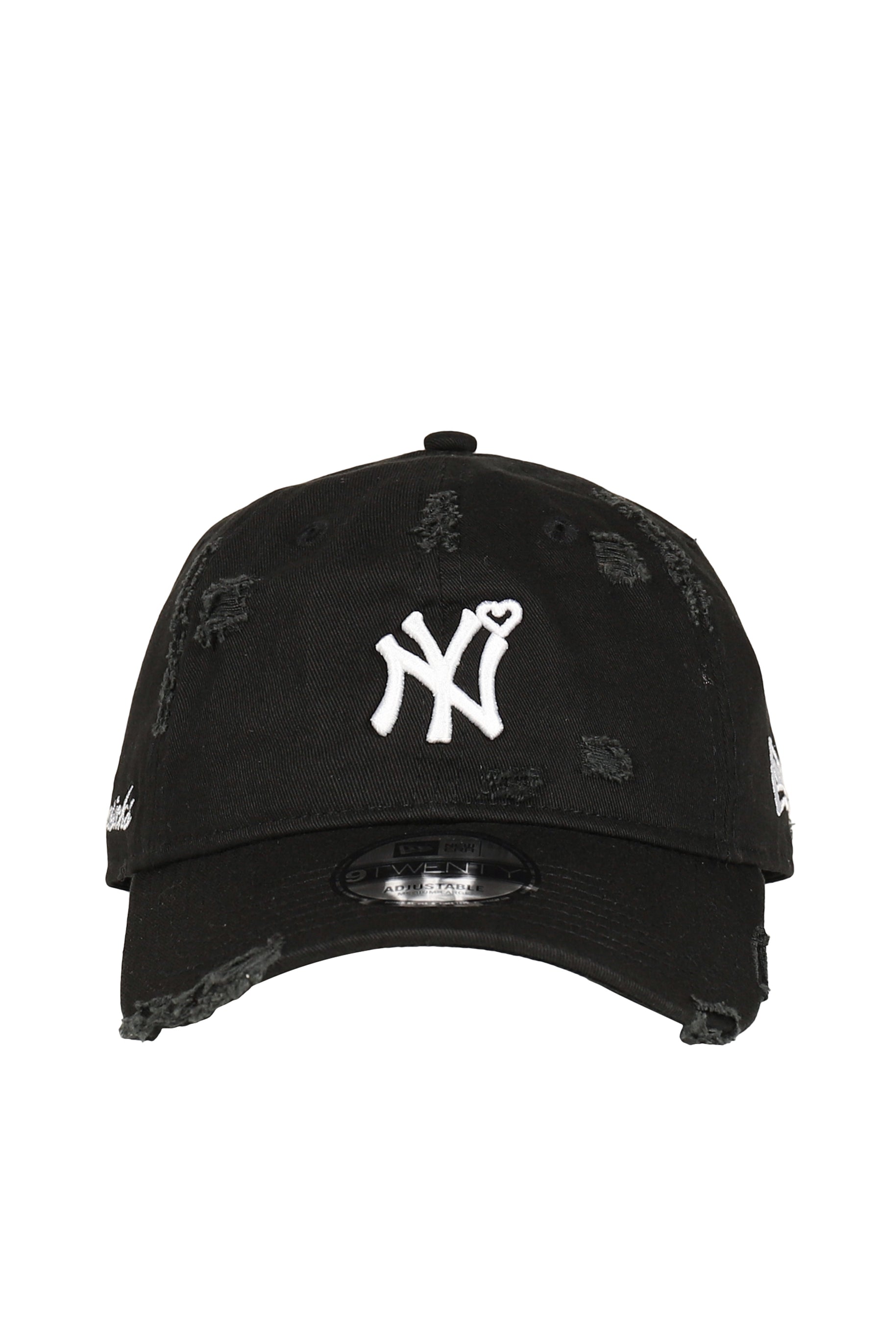 X NEWERA YANKEES CAP / DMGBLK