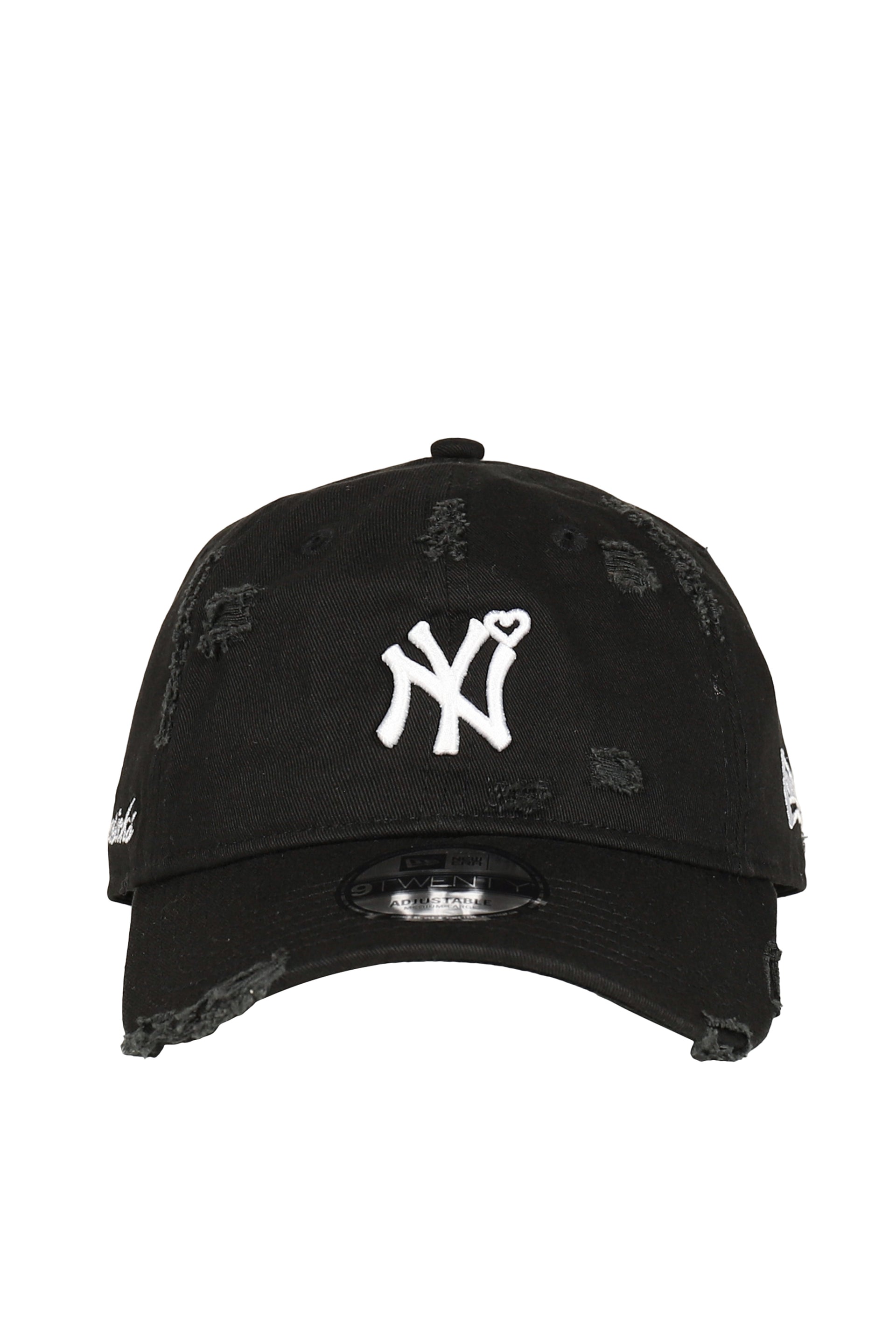 X NEWERA YANKEES CAP / DMGBLK