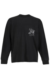 DEVASTATED WALL L/S TEE / BLACK