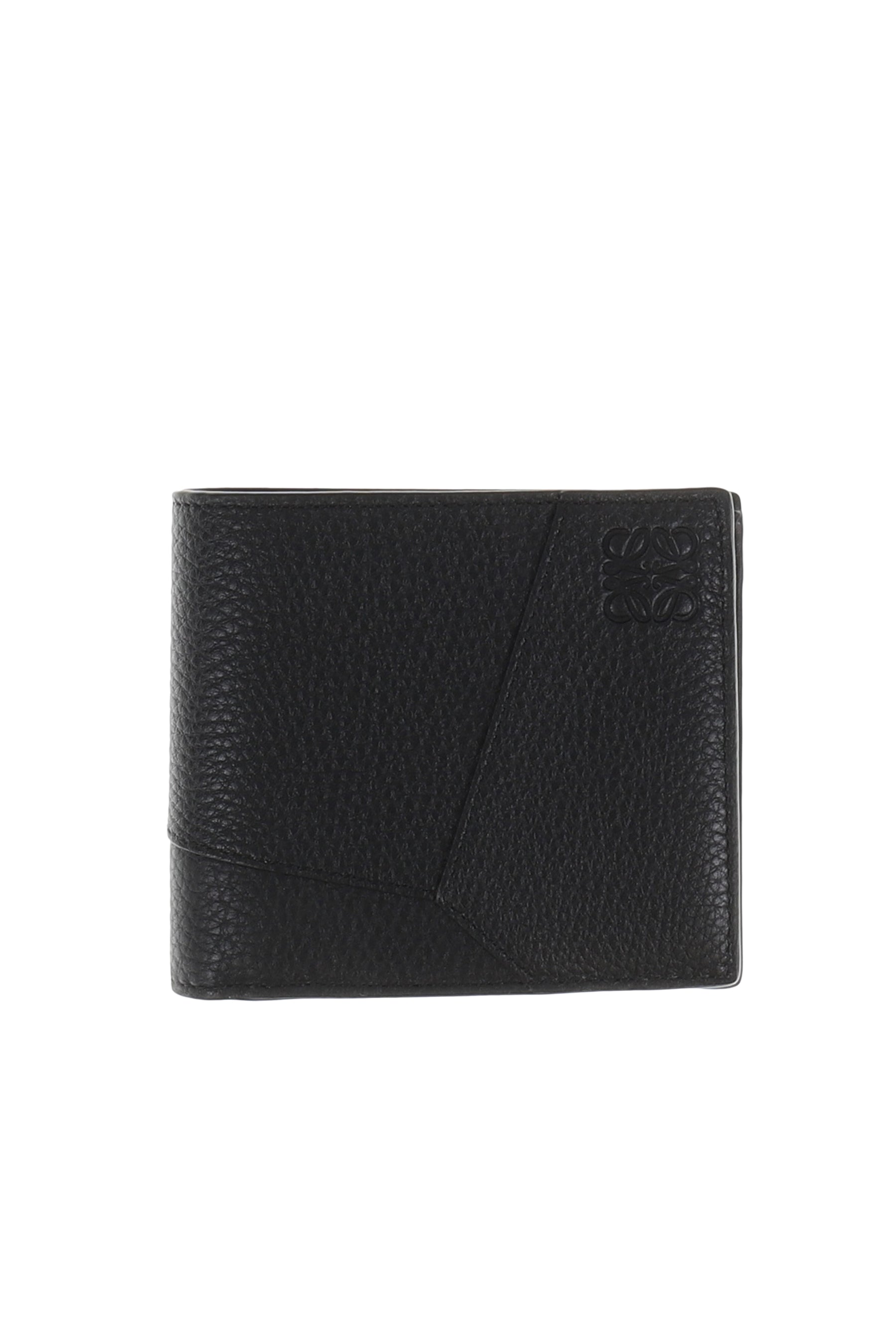 PUZZLE EDGE BIFOLD COIN WALLET / BLK