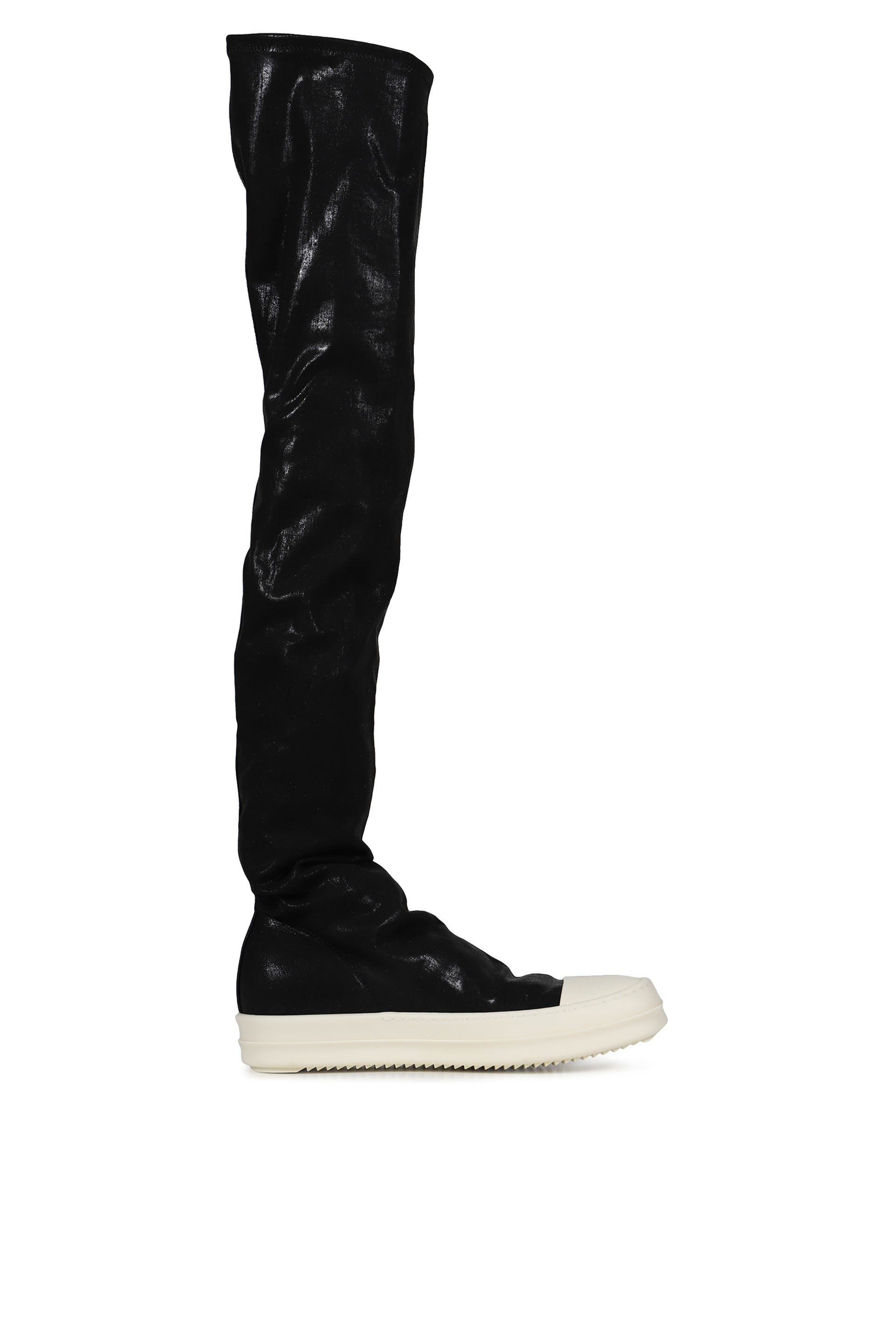 Rick Owens DRKSHDW HIGH SOCK SNEAKS  / BLK/MILK/MILK