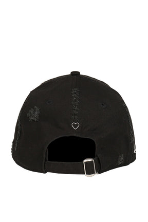 X NEWERA YANKEES CAP / DMGBLK