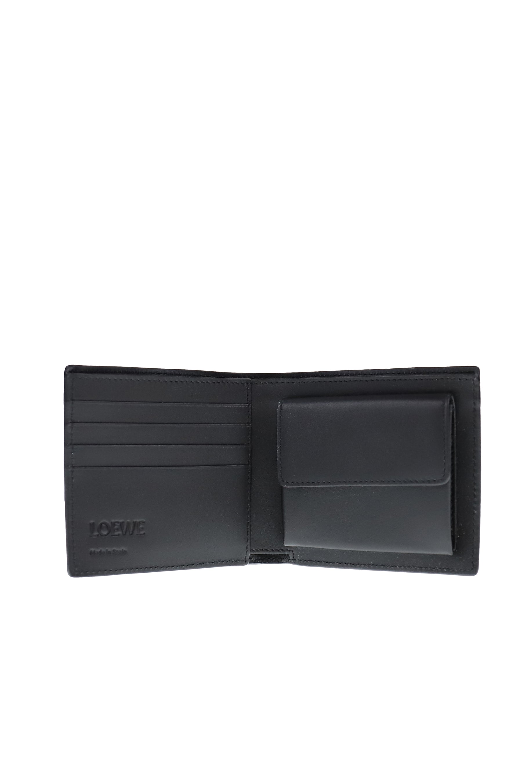 PUZZLE EDGE BIFOLD COIN WALLET / BLK